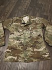 Authentic Army Combat Coat Jacket Men   s Size Medium Button Front Extra Long