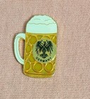 Vintage Germany Beer Stein Mug Eagle Crest Enamel Lapel Pin Oktoberfest Souvenir