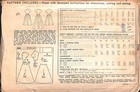 Rare Vintage 1950s Formal Dress Cummerbund Sewing Pattern 3168 Bust 30 Complete