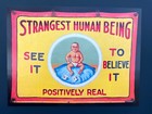 Strangest Human Being Pickled Punk - Fred Johnson Circus Sideshow Banner Poster