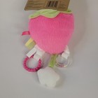 Dreamgro Activity Buddy Pink Strawberry Plush Baby Toy Lovey Stroller Rattle 13 