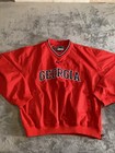 Georgia Bulldogs Jacket Mens Medium Red Ncaa College Nike Pullover Windbreaker