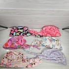 Blue Sky Lot Of 6 Surgical Scrub Cap Dental Hat Floral Prints 100  Cotton Usa