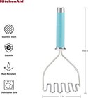 Stainless Steel Wire Masher  10 24-inch  Aqua Sky
