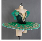Children Ballet Professional Tutus Green Kids Adult Swan Pancake  Costumes