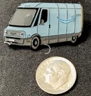 Rare 1st Day Amazon Ev Van Employee Pin - Brand New Glitter Smile Logo 