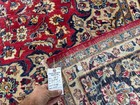 10x14 Red Antique Oriental Rug Handmade Vintage Handwoven Blue Worn Old Fine Big