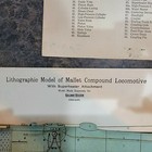 Lithographic Bavaria Railroad Model Locomotive Railway Railroad Super Heater 