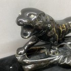 Black Panther Statue Planter Nice Retro 3 Hole Jaguar Mcm Large Vintage