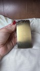 Ronson Vintage Gold Tone Cigarette Case Lighter With Leaf Design
