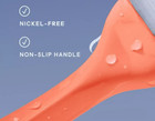 Billie s Womens Razor Handle Only-pink orange Handle For Billie s Head-free Ship