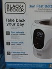 Black   Decker 3-in-1 Fast Baby Bottle Warmer