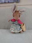 Vtg Beatrix Potter Mrs  Rabbit Plush W basket Stuffed Animal 14  Eden Toys Inc 