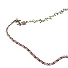 Chanel Sunglasses Pink Leather Chain Pearl Crystal Dark Grey Metal Runway
