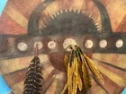 Vintage 20  Native American  Medicine Shield  Rare Item   Great Design 