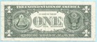  1 Federal Reserve Note - 1974 - Error Note - Vf  - Over Inking On Seals