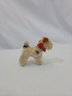 Vintage 1950   s Steiff Small Stuffed Mohair Terrier Dog Cottagecore Collectable 