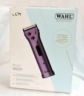 Wahl Animal Arco Pet Dog Cat Hair Clipper 2 Batteries Charger Purple   read 