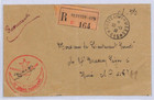 France Algeria Cover Military Registered  secteur-615  Spahis 1938 Yf139