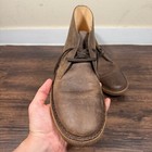 New Astorflex Vera Pelle Chukka Boots Men Size 9 Brown Leather Round Toe Lace Up
