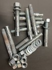 Lot Of 12 Concrete Wedge Anchor Bolts 3 4    X 5 1 2    Includes Nuts   Washers