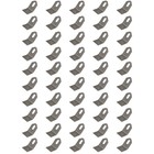 Qty 50  Flail Mower Coarse Cut Std Duty Blade Fits Alamo Replaces 100759