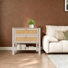 Night Stand Nightstand With Drawers And Storage Shelf Bedside Table For Bedroom