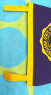 Vintage 1960s Louisiana State University Tigers Football Pennant 29  Banner Lsu