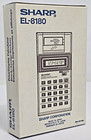 Vintage Sharp El-8180 Small Electronic Printing Calculator  Japan New Open Box