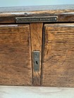 Antique Library Bureau Sole Makers Wood 2 Drawer Card Catalog Oak Brass Handles
