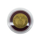 3 Coin Boxed Collection Ww2 Germany Hitler  5 Reichsmark  10   5 Reichspfennig