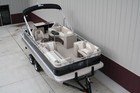 New 21  Ft  Sport Rear Fish Pontoon Boat 40 Hp Mercury    Blue Or Black