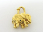 Auth Hermes Key Ring L exotism 1988 Elephant Bag Charm Used From Japan