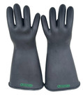 White Safety Line Rubber Electrical Gloves Size  9 5 Class 3-26 500 Vac  Usa