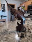 Vintage Hand Carved Wooden Ironwood Swordfish  Figurine 12 Inch