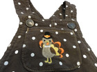 Infant Baby Girl Thanksgiving Brown Turkey Holiday Dress Size 6 Month By Carter   