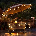 100 Ft Outdoor String Lights Patio 50 Led Bulbs Bistro Wedding Christmas