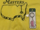 Masters Golf Keychain Chrome Map Logo Pink Augusta National 2025 Pga New
