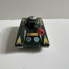 Vintage Tin Litho Wind-up Light Tank Mf-721 Friction Toy W  Box Made In China