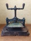 Antique French Cast Iron Book Press