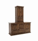 Shipwreck Rustic Bathroom Vanity With Tower