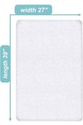 2 Pack Waterproof Pack N Play Playard Mattress Protector  Quilted Fitted  27x39