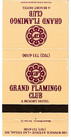 Grand Flamingo Club Hotel Casino Matchbook Cover Las Vegas 30 Strike Icmsc5