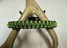 Charcoal Gray And Neon Green Bow Wrist Sling