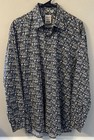 Haupt Casino Poker Slots Aop Print Men   s Large Button Down Cruise Las Vegas