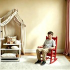 Kids Rocking Chairs Child Toddler Small Baby Wooden Comfy Rocker Chairs Furnitur
