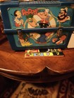 Popeye The Sailor Man Aladdin Lunch Box  1979  Blue Plastic  no Thermos  
