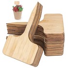 10 200 Wooden Plant Labels T-type Plant Tags Marker Garden Sign Tags For Seed