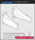 Liberty D688sec-w-tx Face-frame Socket Set For Bottom Mount Drawer Slides  White