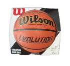 Wilson Evolution 29 5 Inch Indoor Game Basketball - Black